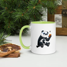 Load image into Gallery viewer, PangaeaPanga® Mug with Green Color Inside and Green handle