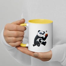 Load image into Gallery viewer, PangaeaPanga® Mug with Yellow Color Inside and Yellow handle