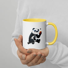 Load image into Gallery viewer, PangaeaPanga® Mug with Yellow Color Inside and Yellow handle