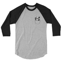 Load image into Gallery viewer, PangaeaPanga® Pocket style 3/4 sleeve raglan shirt