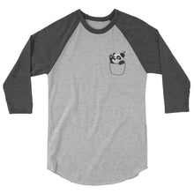 Load image into Gallery viewer, PangaeaPanga® Pocket style 3/4 sleeve raglan shirt