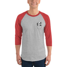 Load image into Gallery viewer, PangaeaPanga® Pocket style 3/4 sleeve raglan shirt