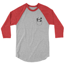 Load image into Gallery viewer, PangaeaPanga® Pocket style 3/4 sleeve raglan shirt