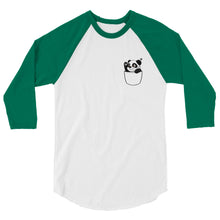 Load image into Gallery viewer, PangaeaPanga® Pocket style 3/4 sleeve raglan shirt