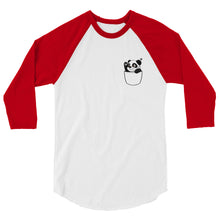 Load image into Gallery viewer, PangaeaPanga® Pocket style 3/4 sleeve raglan shirt