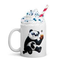 Load image into Gallery viewer, PANGAEAPANGA® White glossy mug with PANGAEAPANGA registered Trademark logo
