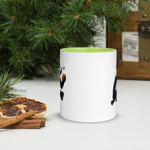 Load image into Gallery viewer, PangaeaPanga® Mug with Green Color Inside and Green handle
