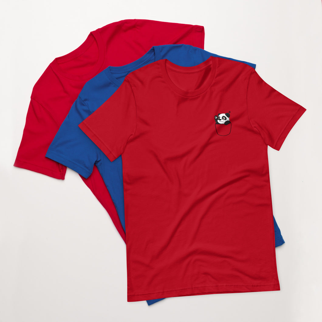 PANGAEAPANGA® Short-Sleeve Unisex T-Shirt with PANGAEAPANGA registered Trademark logo