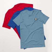 Load image into Gallery viewer, PANGAEAPANGA® Short-Sleeve Unisex T-Shirt with PANGAEAPANGA registered Trademark logo
