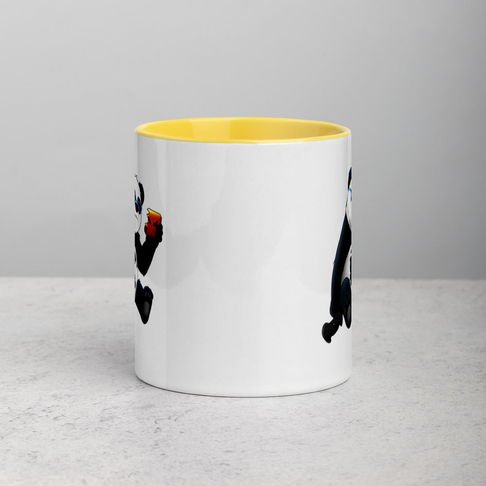 PangaeaPanga® Mug with Yellow Color Inside and Yellow handle
