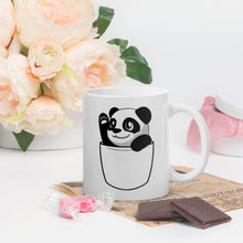 Load image into Gallery viewer, PANGAEAPANGA® White glossy mug with PANGAEAPANGA registered Trademark logo STYLE 2
