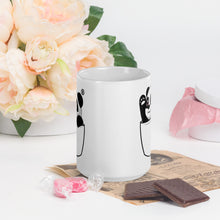 Load image into Gallery viewer, PANGAEAPANGA® White glossy mug with PANGAEAPANGA registered Trademark logo STYLE 2
